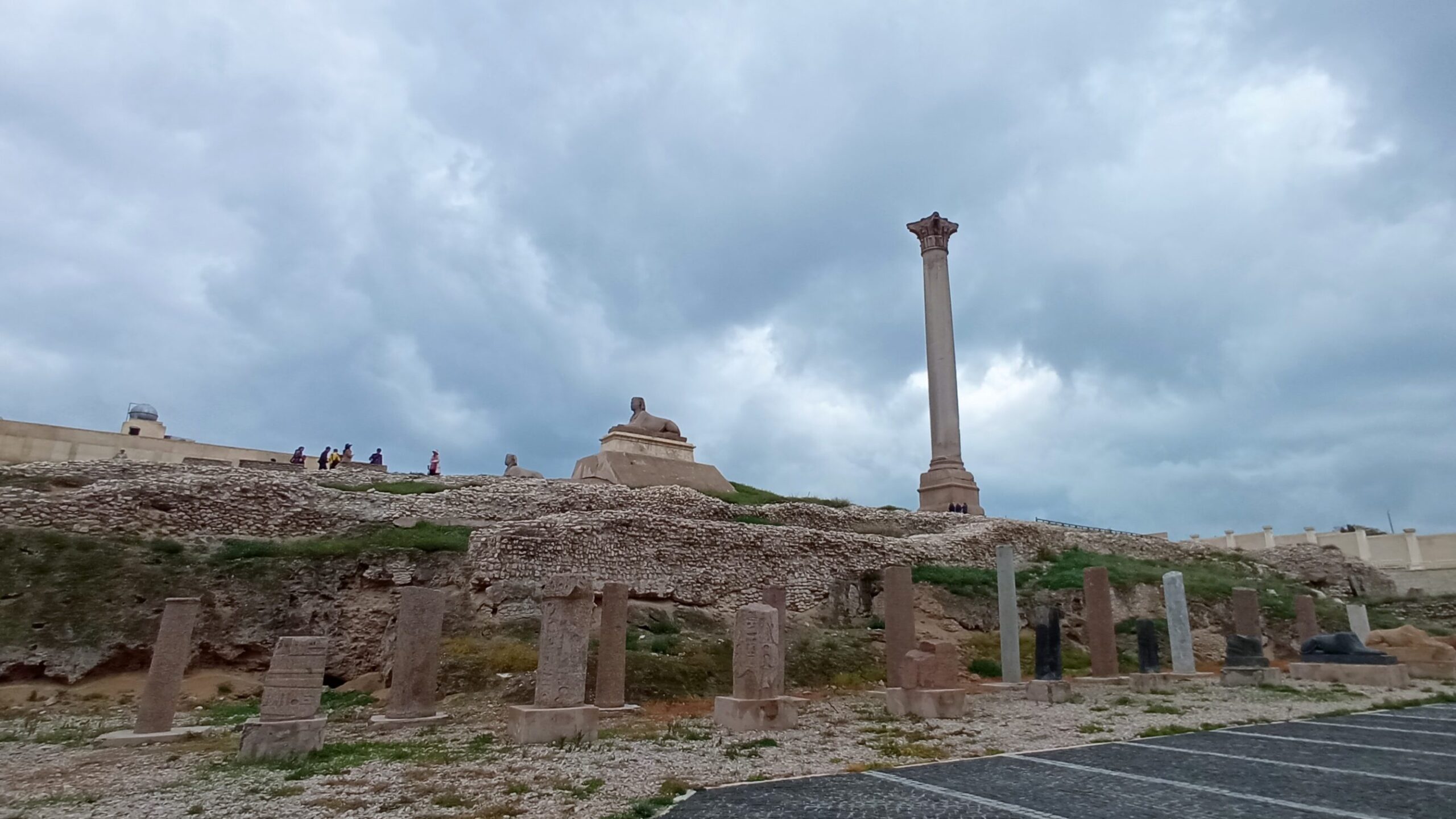 Il sito della Colonna di Pompeo ad Alessandria d'Egitto