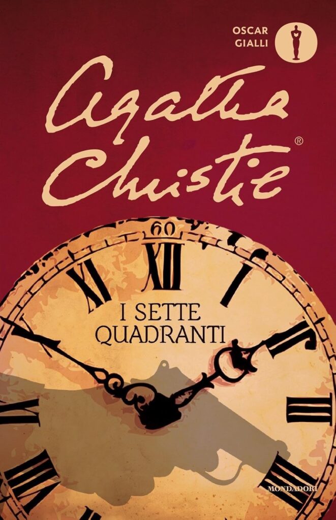 Copertina del libro "I sette quadranti" di Agatha Christie