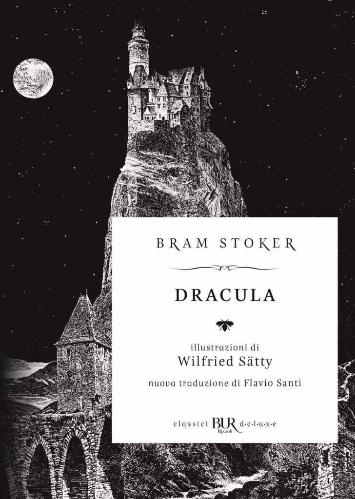 Copertina dell'edizione BUR Rizzoli di Dracula di Bram Stoker