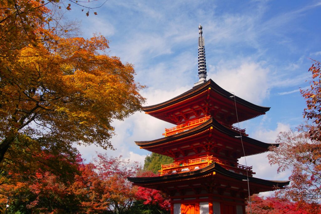 Viaggiare in autunno in treno: Kyoto