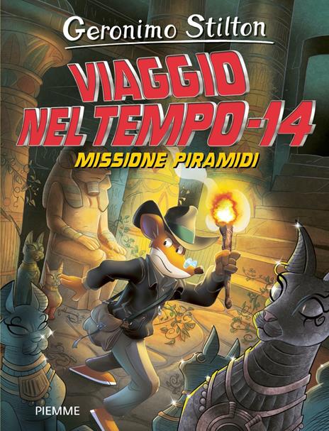 Copertina del libro Missione piramidi di Geronimo Stilton, lettura consigliata per un viaggio al Cairo